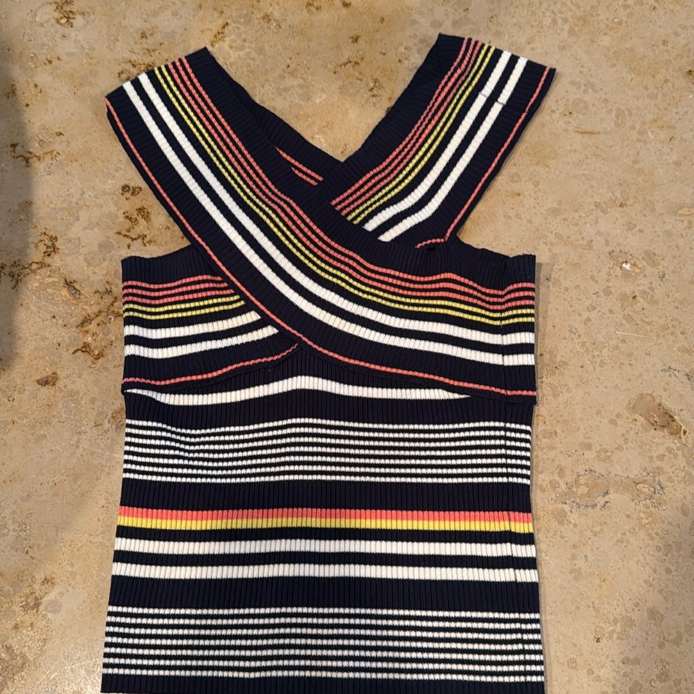 Zara knit sleeveless crop top
